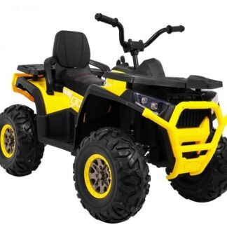 Quad ATV-Desierto 12v con 4 motores, niños de 3-8 años, amarillo INDA548-RA-XMX-607